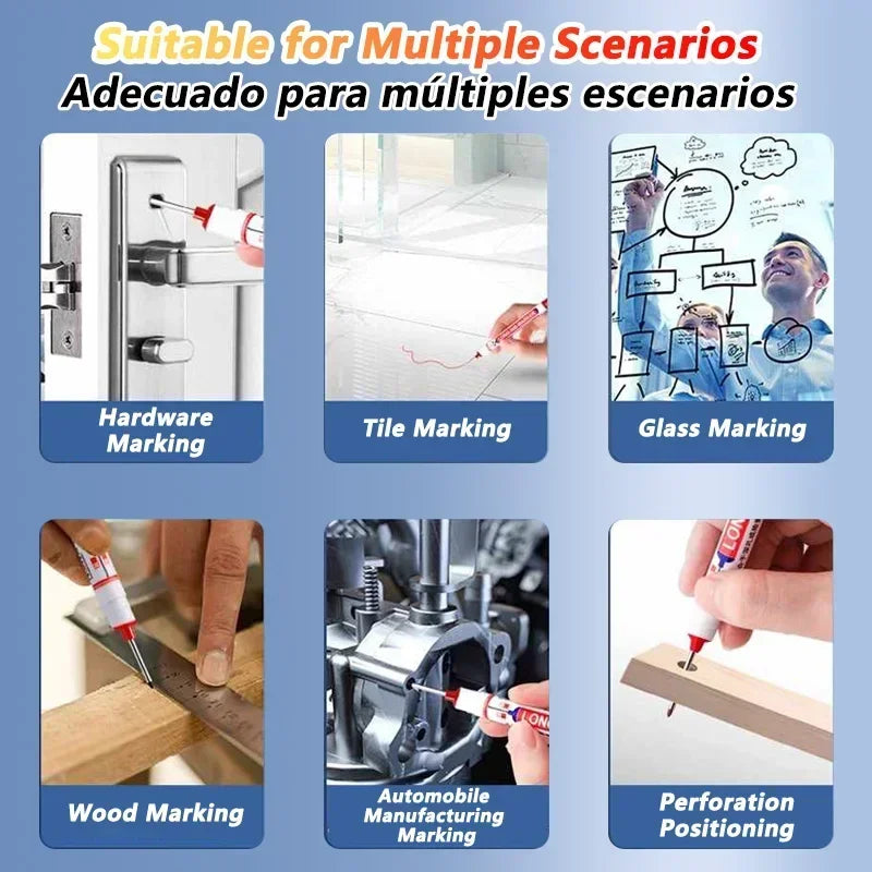 Metal Perforating Pen Waterproof Bathroom