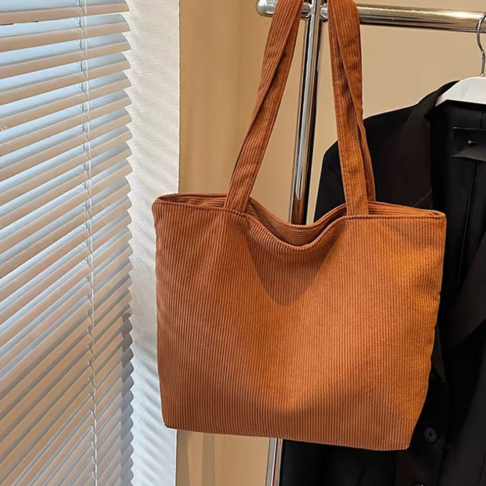 Corduroy Tote Bag